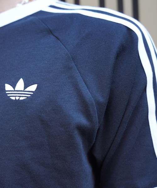 adidas(アディダス)の「adidas Originals(アディダスオリジナルス) 3-STRIPES TEE スリーストライプ Tシャツ ユニセックス【2026年春夏入荷モデル】(Tシャツ/カットソー・レディース・ブラック/ホワイト・L/M/S)」の5枚目の写真