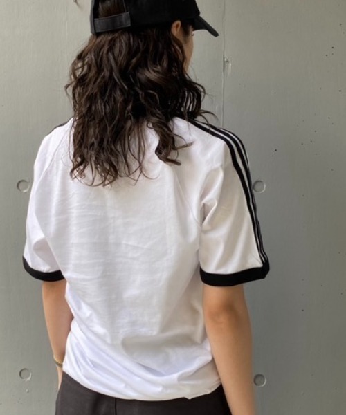 adidas(アディダス)の「adidas Originals(アディダスオリジナルス) 3-STRIPES TEE スリーストライプ Tシャツ ユニセックス【2026年春夏入荷モデル】(Tシャツ/カットソー・レディース・ブラック/ホワイト・L/M/S)」の10枚目の写真