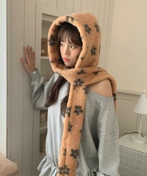 Vipoa | フラワーデザインマフラーバラクラバ(ネックウォーマー/スヌード)