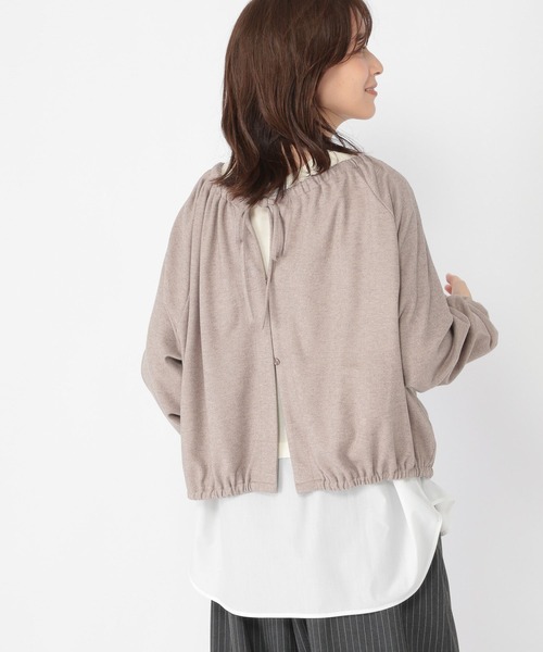 studio CLIP(スタディオクリップ)の「シャツヘムレイヤードロングスリーブTシャツ(Tシャツ/カットソー・レディース・サックスブルー/オフホワイト・MEDIUM/LARGE)」の6枚目の写真