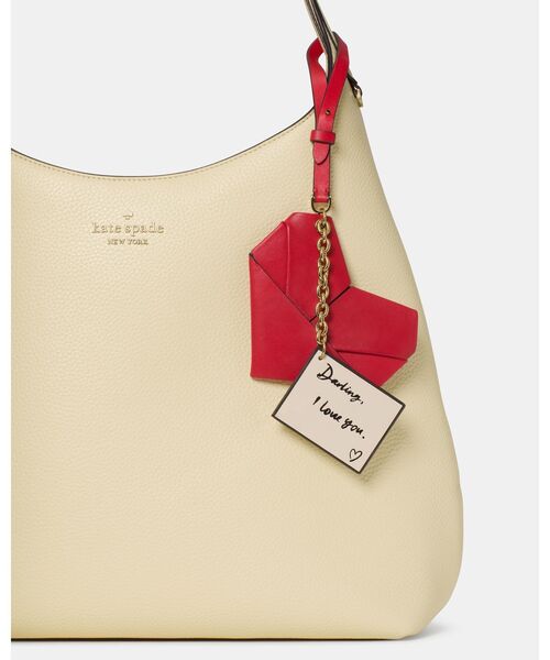 kate spade new york（ケイトスペード ニューヨーク）の「ユアーズ トゥルーリー オリガミ ハート ダングル（キーホルダー・レディース・レッド・ONESIZE）」の3枚目の写真