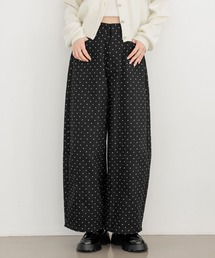 サイドボタン」に該当するレディースのその他パンツ（ワイド・ルーズ