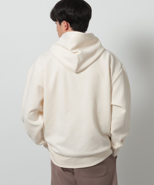 LAKOLE（ラコレ）の「フクレジャガードロゴパーカー / 641653（パーカー・メンズ・レッド/アイボリー/ブラック・LARGE/MEDIUM）」の6枚目の写真