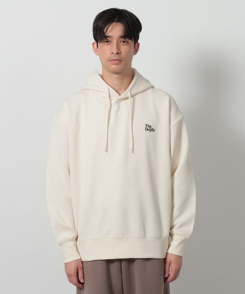 LAKOLE（ラコレ）の「フクレジャガードロゴパーカー / 641653（パーカー・メンズ・レッド/アイボリー/ブラック・LARGE/MEDIUM）」の9枚目の写真