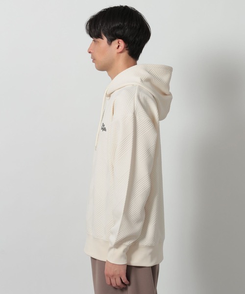 LAKOLE（ラコレ）の「フクレジャガードロゴパーカー / 641653（パーカー・メンズ・レッド/アイボリー/ブラック・LARGE/MEDIUM）」の10枚目の写真