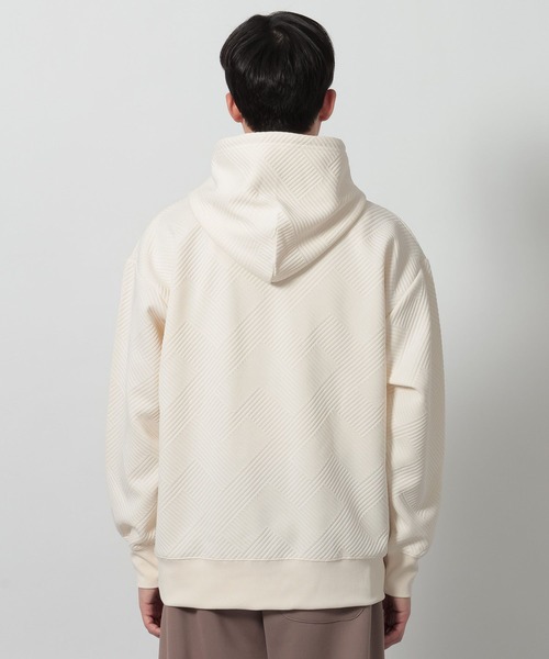 LAKOLE（ラコレ）の「フクレジャガードロゴパーカー / 641653（パーカー・メンズ・レッド/アイボリー/ブラック・LARGE/MEDIUM）」の11枚目の写真