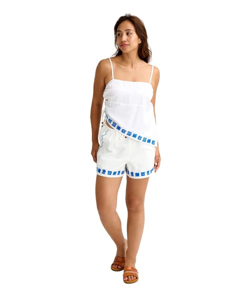 BILLABONG(ビラボン)の「BILLABONG ウィメンズ SUN STAMP SHORTS ショートパンツ 【2026年春夏モデル】/ビラボンウェストゴムショートパンツ(セットアップ対応可能)(その他パンツ・レディース・ホワイト・SMALL)」の3枚目の写真