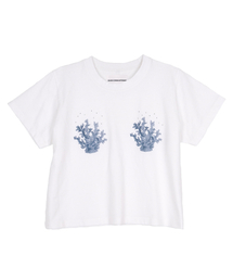 コーラリーフ 半袖Tシャツ_ホワイト