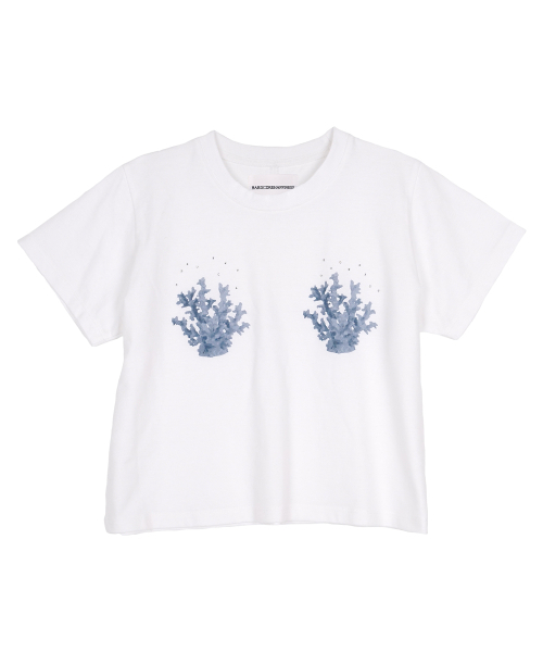 HARDCORE HAPPINESS（ハードコアハピネス）の「コーラリーフ 半袖Tシャツ_ホワイト（Tシャツ/カットソー・レディース・その他・FREE）」の2枚目の写真