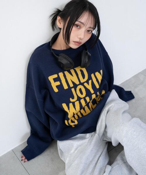 WEGO（ウィゴー）の「WEGO/【26年春新作】グラフィックニットプルオーバー（ニット/セーター・レディース・その他3/その他2/その他10/その他8/その他1/その他9/その他7/その他4/その他6/その他11/その他5・FREE）」の6枚目の写真