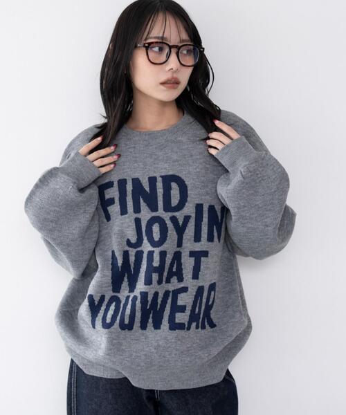 WEGO（ウィゴー）の「WEGO/【26年春新作】グラフィックニットプルオーバー（ニット/セーター・レディース・その他3/その他2/その他10/その他8/その他1/その他9/その他7/その他4/その他6/その他11/その他5・FREE）」の8枚目の写真