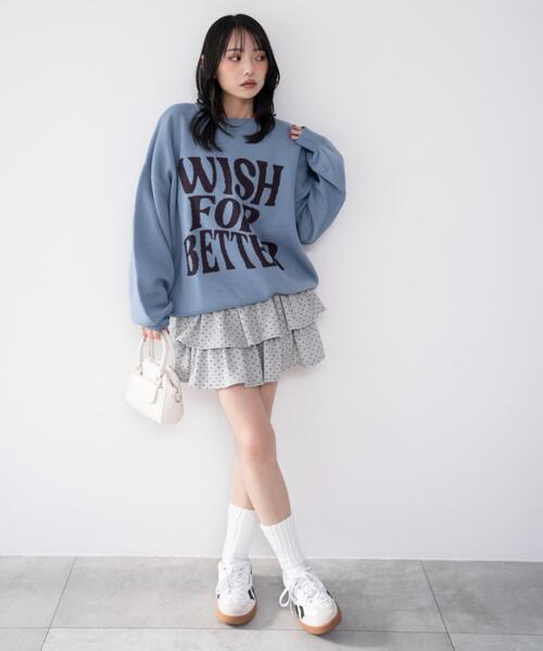 DECEMBERMAY グラフィックニットセーターXL AZUL BY MOUSSY | RAP HIP HOPグラフィックニット (ニット ) |SHEL