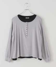 新品タグ付きFRAMeWORK プルオーバー FRAMeWORK｜フレームワークのTシャツ/カットソー（グレー/灰色系）通販