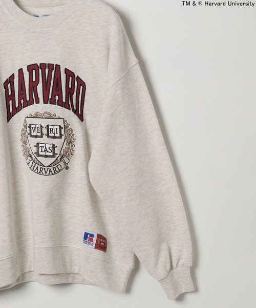 Russell Athletic（ラッセルアスレティック）の「【RUSSELL ATHLETIC (ラッセルアスレティック）】別注カレッジプルオーバー（スウェット・レディース・ボルドー/オフホワイト・FREE）」の10枚目の写真