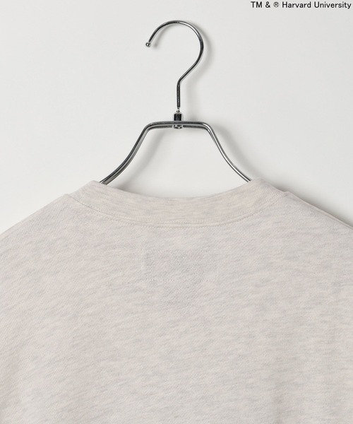 Russell Athletic（ラッセルアスレティック）の「【RUSSELL ATHLETIC (ラッセルアスレティック）】別注カレッジプルオーバー（スウェット・レディース・ボルドー/オフホワイト・FREE）」の4枚目の写真