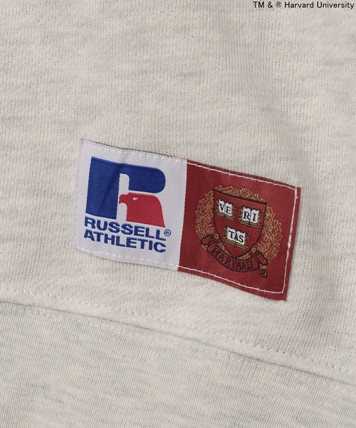Russell Athletic（ラッセルアスレティック）の「【RUSSELL ATHLETIC (ラッセルアスレティック）】別注カレッジプルオーバー（スウェット・レディース・ボルドー/オフホワイト・FREE）」の16枚目の写真