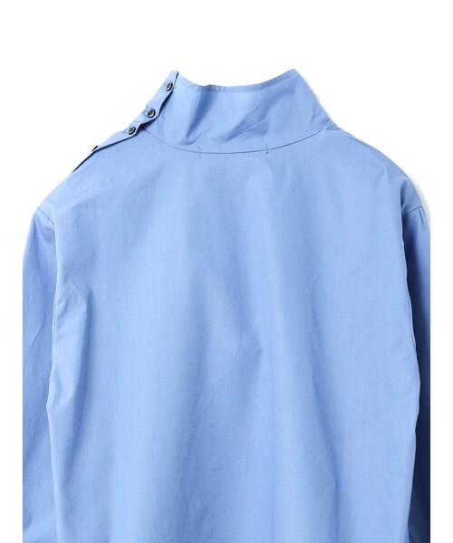 mizuiroind（ミズイロインド）の「mizuiro ind ハイネックシャツ（シャツ/ブラウス・レディース・ブルー/オフホワイト/ベージュ・FREE）」の19枚目の写真