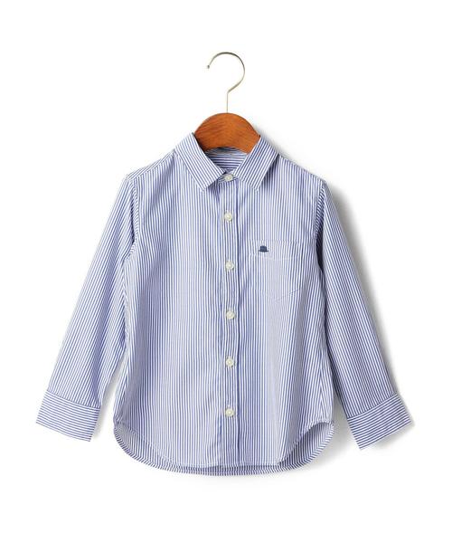 green label relaxing(グリーンレーベルリラクシング)の「ロンスト ハットEMB SH◆(シャツ/ブラウス・キッズ・イエロー/コバルトブルー・M/115/L/125/S/105)」の2枚目の写真