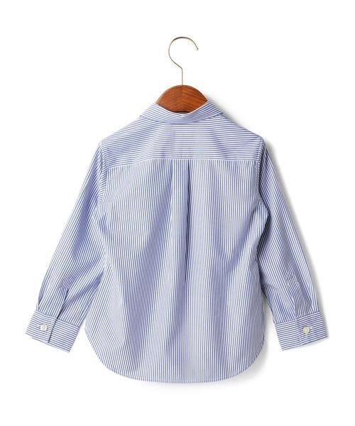 green label relaxing(グリーンレーベルリラクシング)の「ロンスト ハットEMB SH◆(シャツ/ブラウス・キッズ・イエロー/コバルトブルー・M/115/L/125/S/105)」の4枚目の写真
