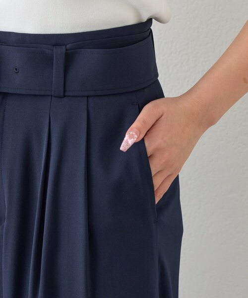 La boutique BonBon(ラブティックボンボン)の「【今すぐお届け】ベルト付きバギーパンツ(その他パンツ・レディース・ライトグレー/ネイビー/ピンク・PS/36/38)」の17枚目の写真
