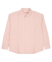 DAMP（ドントアスクマイプラン）の「ストライプワイドシャツ_ピンク（シャツ/ブラウス）」