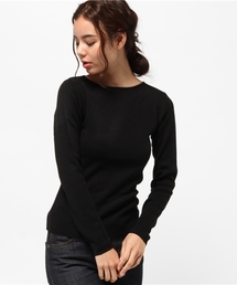 MOUSSY | BOTTLENECK RIB POK(ニット/セーター)