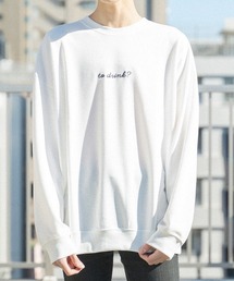MODISH GAZE（モディシュガゼ）の「バックプリントビッグスウェットトレーナー（スウェット）」