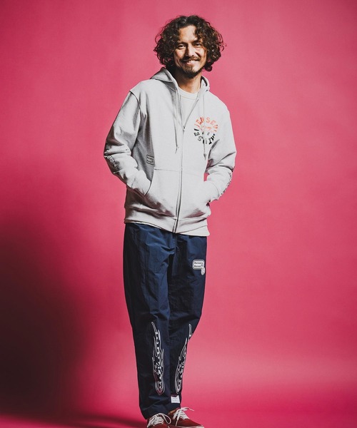 seventy seven(セブンティセブン)の「mpa4026-light onz zip up sweat hoodie (old days S) ジップアップパーカー(7726S110)(パーカー・メンズ・グリーン/ブラック/アッシュ・XL/L/M/S)」の8枚目の写真
