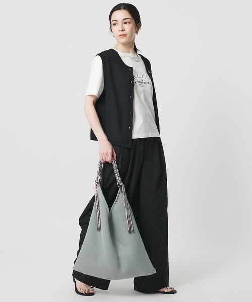 LE VERNIS（ル・ベルニ）の「【別注】＜LE VERNIS＞パラコード メッシュ バッグ（トートバッグ・レディース・ライトグレー/ブラック・FREE）」の19枚目の写真