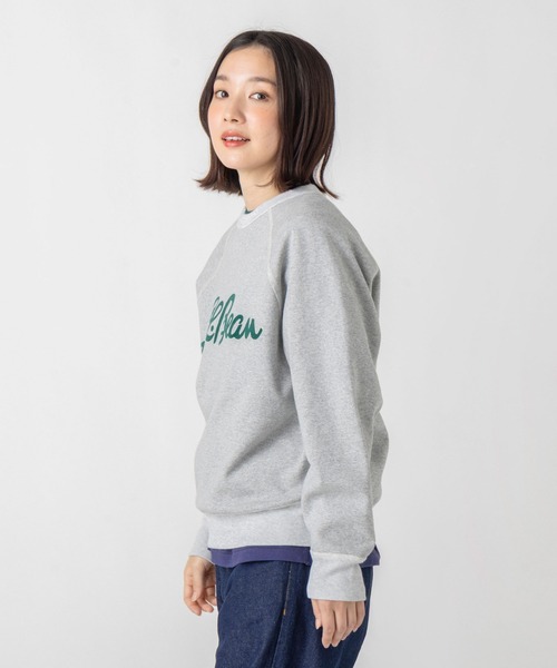 L.L.Bean(エルエルビーン)の「【JAPAN EDITION】ポーテージ・クルーネック・スウェットシャツ(スウェット・レディース・アイボリー/ライトグレー・MEDIUM)」の3枚目の写真