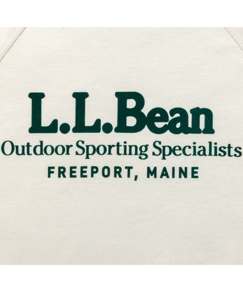 L.L.Bean(エルエルビーン)の「【JAPAN EDITION】ポーテージ・クルーネック・スウェットシャツ(スウェット・レディース・アイボリー/ライトグレー・MEDIUM)」の8枚目の写真