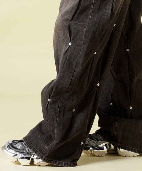 grounds（グラウンズ）の「grounds / グラウンズ / 別注MOOPIE CHROME SCRATCH(2026ss MODEL)（スニーカー・レディース・ブラック・37/38/39/40/41/42/43/44）」の15枚目の写真