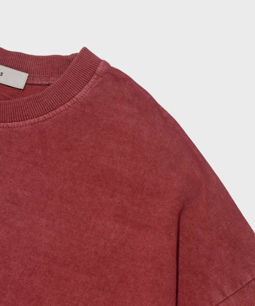 CARGOBROS FOR WOMAN(カーゴブロスフォーウィメン)の「ピグメントシボリオーバーサイズ長袖Tシャツ(ピンク)(Tシャツ/カットソー・レディース・その他・FREE)」の3枚目の写真
