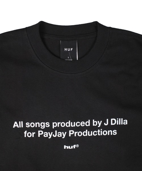 HUF(ハフ)の「【C-HUF3】【HUF/ハフ】HUF X J DILLA STUDIO TEE TS02745(Tシャツ/カットソー・メンズ・ブラック・SMALL/XX-LARGE/X-LARGE/LARGE/MEDIUM)」の3枚目の写真