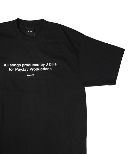 HUF(ハフ)の「【C-HUF3】【HUF/ハフ】HUF X J DILLA STUDIO TEE TS02745(Tシャツ/カットソー・メンズ・ブラック・SMALL/XX-LARGE/X-LARGE/LARGE/MEDIUM)」の4枚目の写真