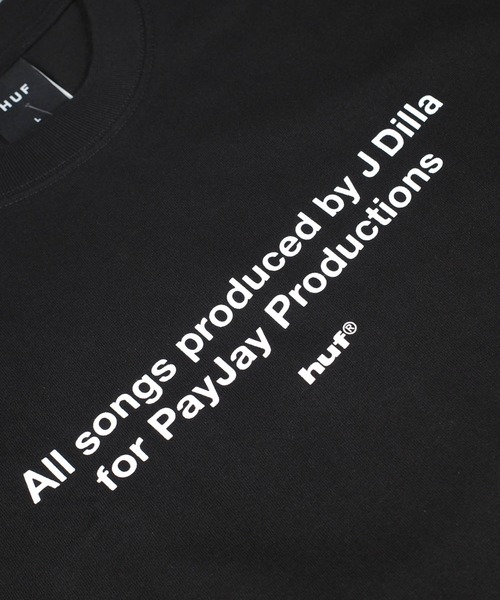 HUF(ハフ)の「【C-HUF3】【HUF/ハフ】HUF X J DILLA STUDIO TEE TS02745(Tシャツ/カットソー・メンズ・ブラック・SMALL/XX-LARGE/X-LARGE/LARGE/MEDIUM)」の5枚目の写真