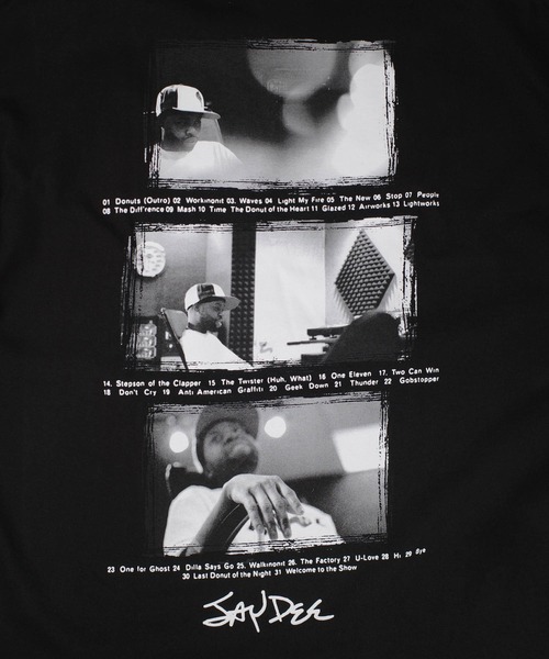 HUF(ハフ)の「【C-HUF3】【HUF/ハフ】HUF X J DILLA STUDIO TEE TS02745(Tシャツ/カットソー・メンズ・ブラック・SMALL/XX-LARGE/X-LARGE/LARGE/MEDIUM)」の11枚目の写真