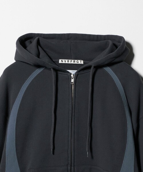 Russell Athletic × NVRFRGT ジップ フーディー セール】＜Russell Athletic × NVRFRGT × monkey time＞パネル ジップ