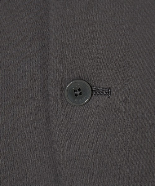 three dots（スリードッツ）の「スフレコットン ジャケット（テーラードジャケット・メンズ・ブラック系その他/ブラック・LARGE/MEDIUM）」の8枚目の写真