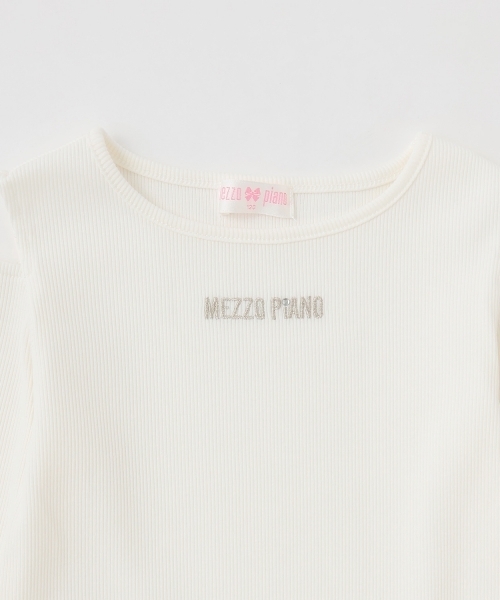 mezzo piano(メゾピアノ)の「レースアップリボンビスチェ&長袖Tシャツセット(Tシャツ/カットソー・キッズ・レッド/サックスブルー・120cm/130cm/140cm)」の8枚目の写真