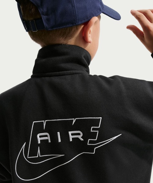 NIKE（ナイキ）の「ナイキ NIKE ナイキ YTH エア フリース トラック ジャケット（ジャージ・キッズ・ブラック・130cm/140cm/150cm/160cm）」の6枚目の写真