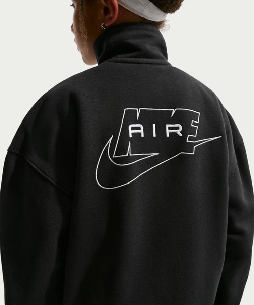 NIKE（ナイキ）の「ナイキ NIKE ナイキ YTH エア フリース トラック ジャケット（ジャージ・キッズ・ブラック・130cm/140cm/150cm/160cm）」の5枚目の写真