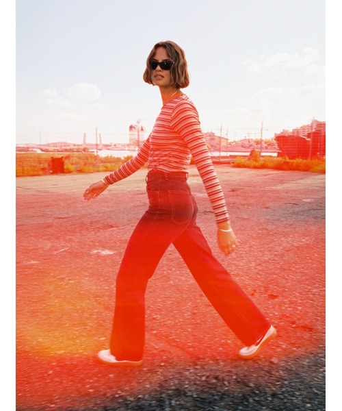 Nudie Jeans(ヌーディージーンズ)の「Nudie Jeans/ヌーディージーンズ Jessy LS T / ロングスリーブT / Wine(Tシャツ/カットソー・レディース・レッド系その他・S)」の3枚目の写真