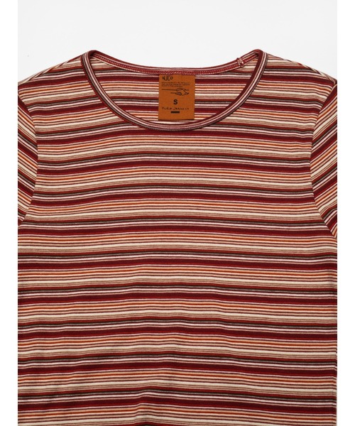 Nudie Jeans(ヌーディージーンズ)の「Nudie Jeans/ヌーディージーンズ Jessy LS T / ロングスリーブT / Wine(Tシャツ/カットソー・レディース・レッド系その他・S)」の4枚目の写真