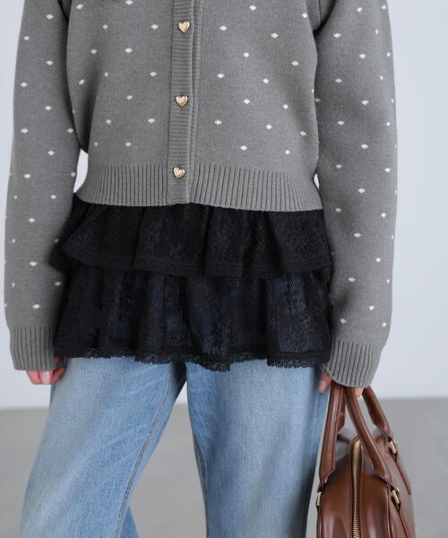 FREE'S MART（フリーズマート）の「◆ティアードフリル２ＷＡＹビスチェ（シャツ/ブラウス・レディース・ブラック/ホワイト/ブラック系その他・FREE）」の10枚目の写真