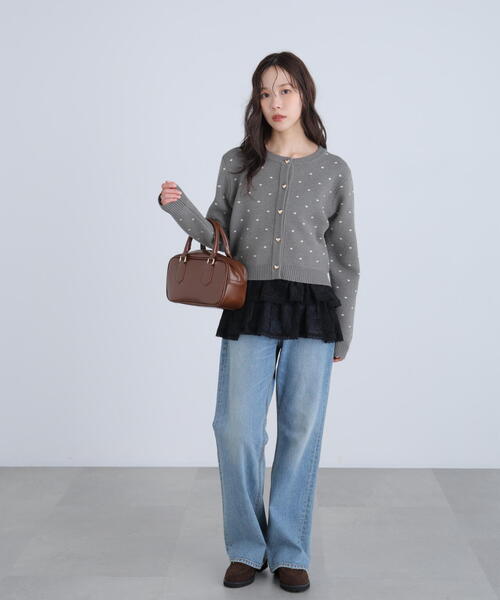 FREE'S MART（フリーズマート）の「◆ティアードフリル２ＷＡＹビスチェ（シャツ/ブラウス・レディース・ブラック/ホワイト/ブラック系その他・FREE）」の12枚目の写真