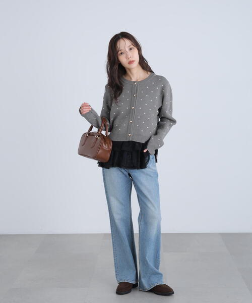 FREE'S MART（フリーズマート）の「◆ティアードフリル２ＷＡＹビスチェ（シャツ/ブラウス・レディース・ブラック/ホワイト/ブラック系その他・FREE）」の14枚目の写真