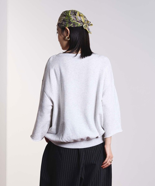 Champion（チャンピオン）の「ROSEBUD x champion H/S SWEAT（スウェット・レディース・グレー/ブラック/ライトブルー/ブラウン・ONE SIZE）」の13枚目の写真