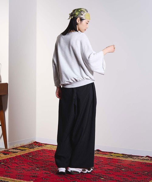 Champion（チャンピオン）の「ROSEBUD x champion H/S SWEAT（スウェット・レディース・グレー/ブラック/ライトブルー/ブラウン・ONE SIZE）」の17枚目の写真