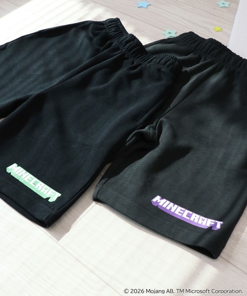RUGGEDWORKS(ラゲッドワークス)の「《マインクラフト》キッズ キャラクターポケット ハーフパンツ スポーツ裏毛(スウェットパンツ・キッズ・スミクロ/ブラック・110/160/150/140/130/120)」の8枚目の写真